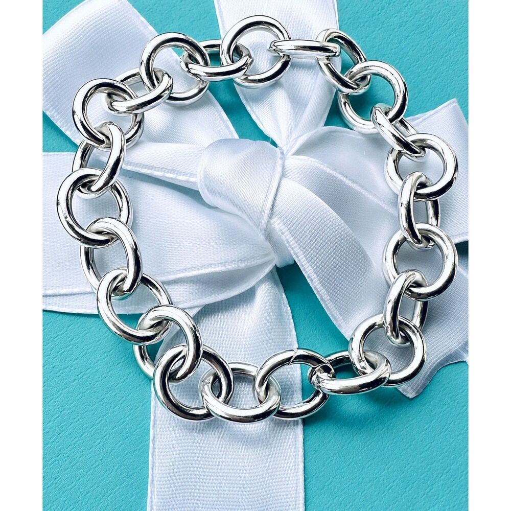 🩵Tiffany & Co. Clasping End Round Rolo Link Bracelet🩵